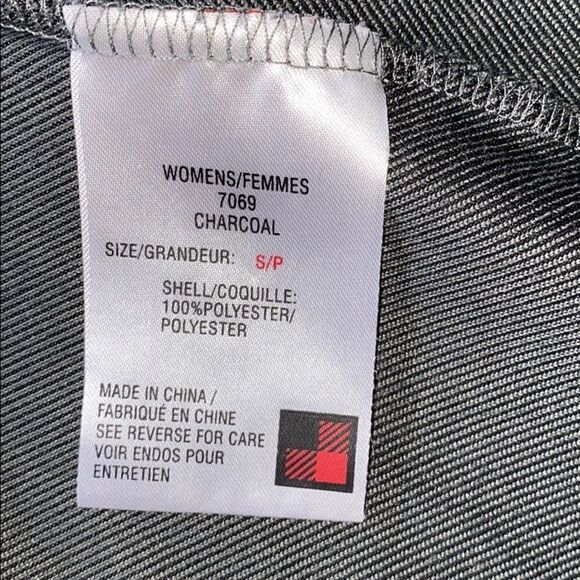 WOOLRICH Charcoal Lightweight Zip Hoodie-S - Picture 7 of 8